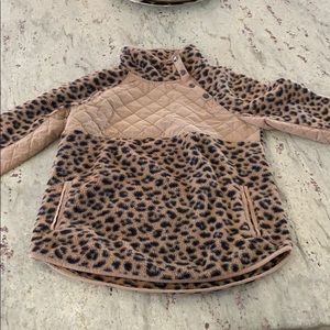 NWT Abercrombie Asymmetrical SnapUp Fleece